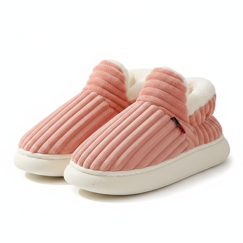 FußWolke™ Flauschige Kuschelpantoffeln für warme Füße