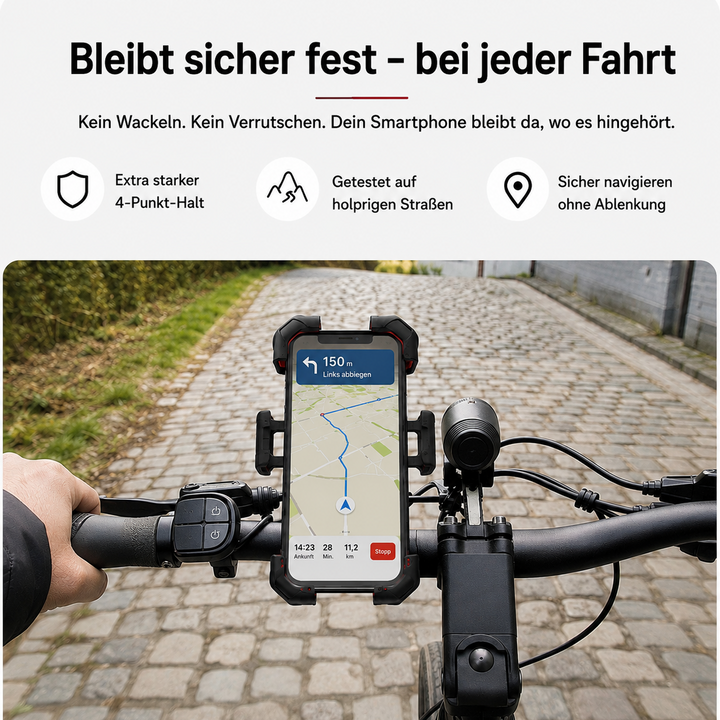 Holdora™ – Robuste Handyhalterung für Alltag & unterwegs