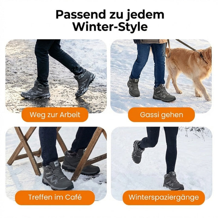 WinterKraft™ Gefütterte Unisex-Winterstiefel