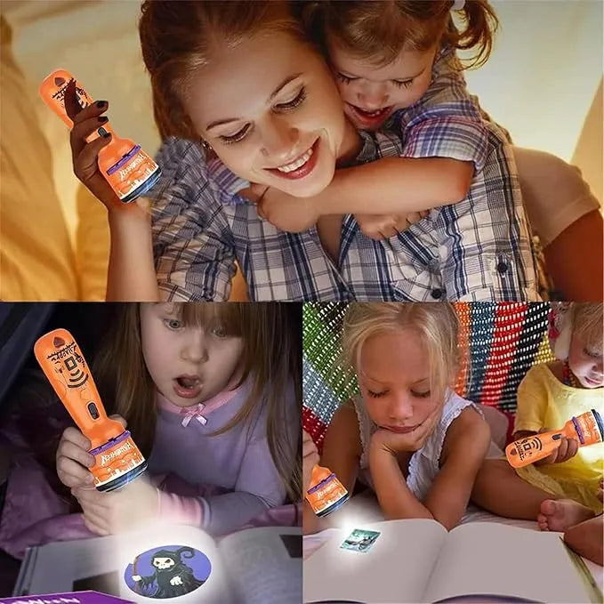 GruselLicht™ Projektions-Taschenlampe für Kinder
