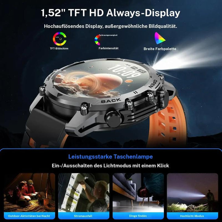 HD-Smartwatch für Männer