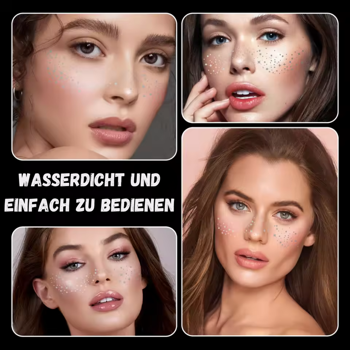 FazitGlam™ – Funkelnde Sommersprossen für einen magischen Glow, die den ganzen Tag halten [1 + 1 Gratis]