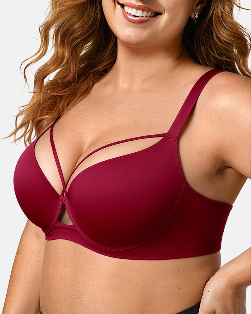 DekolletéTraum™ Nahtloser Push-up-BH mit tiefem V-Ausschnitt
