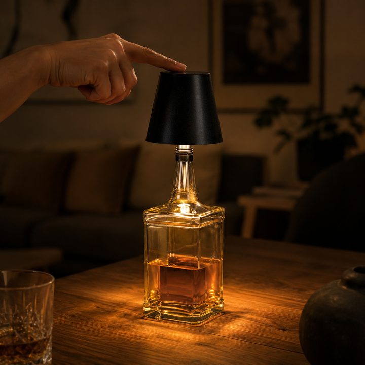 LichtKrone™ Wiederaufladbare Flaschenlampe