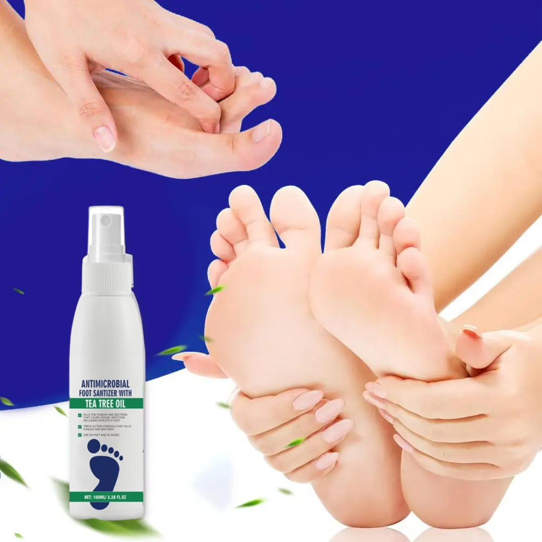 FootCare™ – Antimikrobielles Spray für tiefe Hydratation & effektive, pflegende Fußpflege [1 + 1 Gratis]