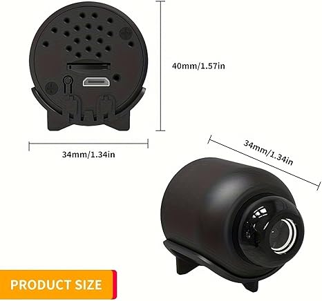 Drahtlose Mini-Überwachungskamera mit Fernzugriff