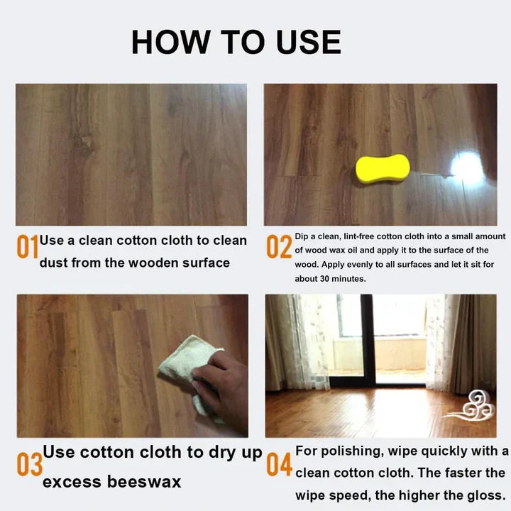 ShineRevive™ | Möbelpflege-Salbe & Bürste für Holz