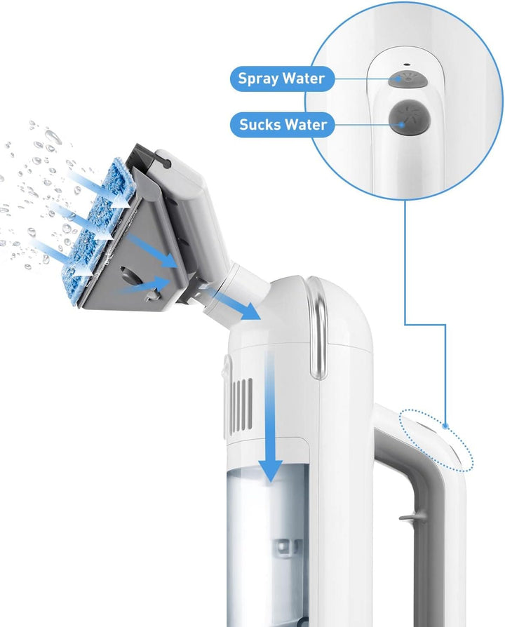 AquaSweep™ | Sofortige Fensterreinigung mit kraftvollem Sprüh- und Saugvorgang