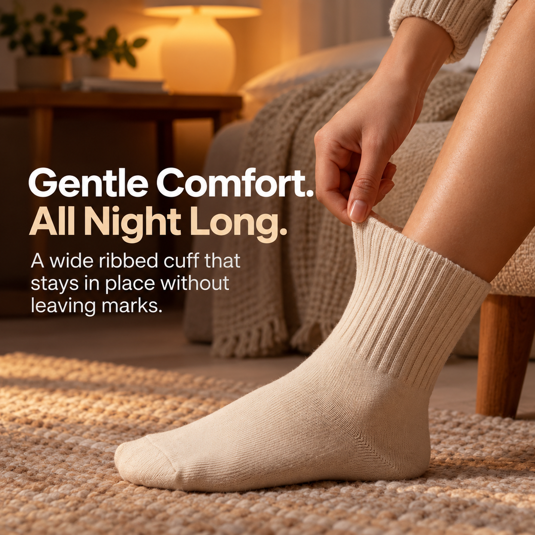 WolkenSocke™ Gemütliche Slouchy Strick-Socken