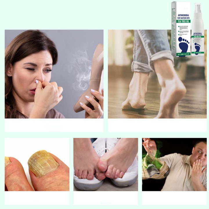FootCare™ – Antimikrobielles Spray für tiefe Hydratation & effektive, pflegende Fußpflege [1 + 1 Gratis]