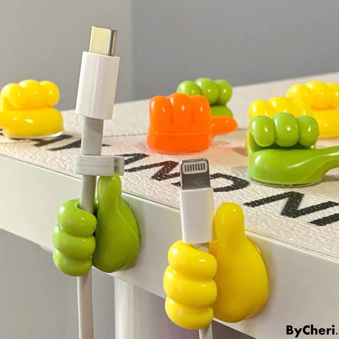 1 + 1 GRATIS HEUTE | Thumbhooks™ | Kein Kabelgewirr mehr