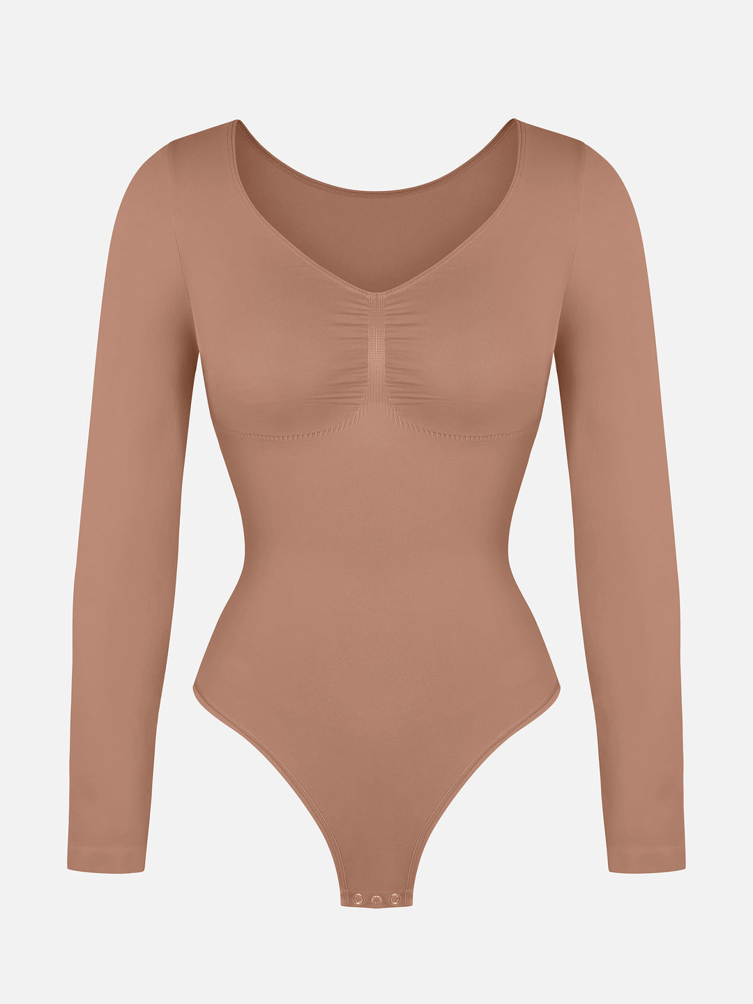 Curvevo™ Nahtloser Langarm-Bodysuit