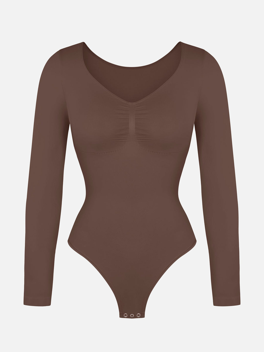 Curvevo™ Nahtloser Langarm-Bodysuit