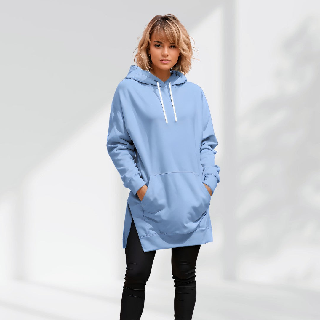 WarmyWeave™ Oversized Hoodie-Kleid