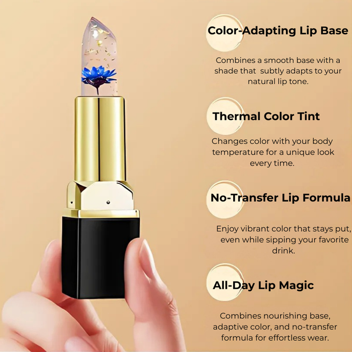 MagicLips™ – Magischer, leuchtender, farbwechselnder Blumen-Lippenstift für Lippen [1 + 1 Gratis]