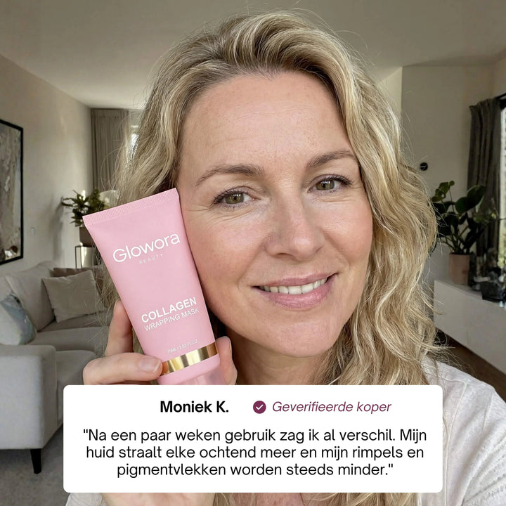 KollagenGlanz™ Bio-Kollagenmaske mit Pinsel