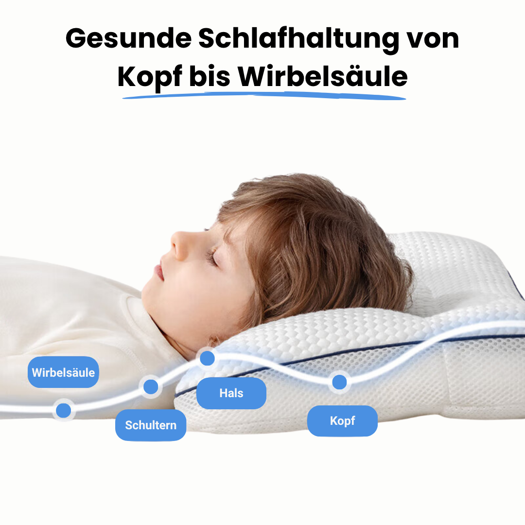 SchlafWohl™ Ergonomisches Kinderkissen