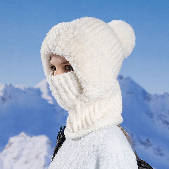 WinterKuschel™ Gefütterte Strickkapuze für Damen