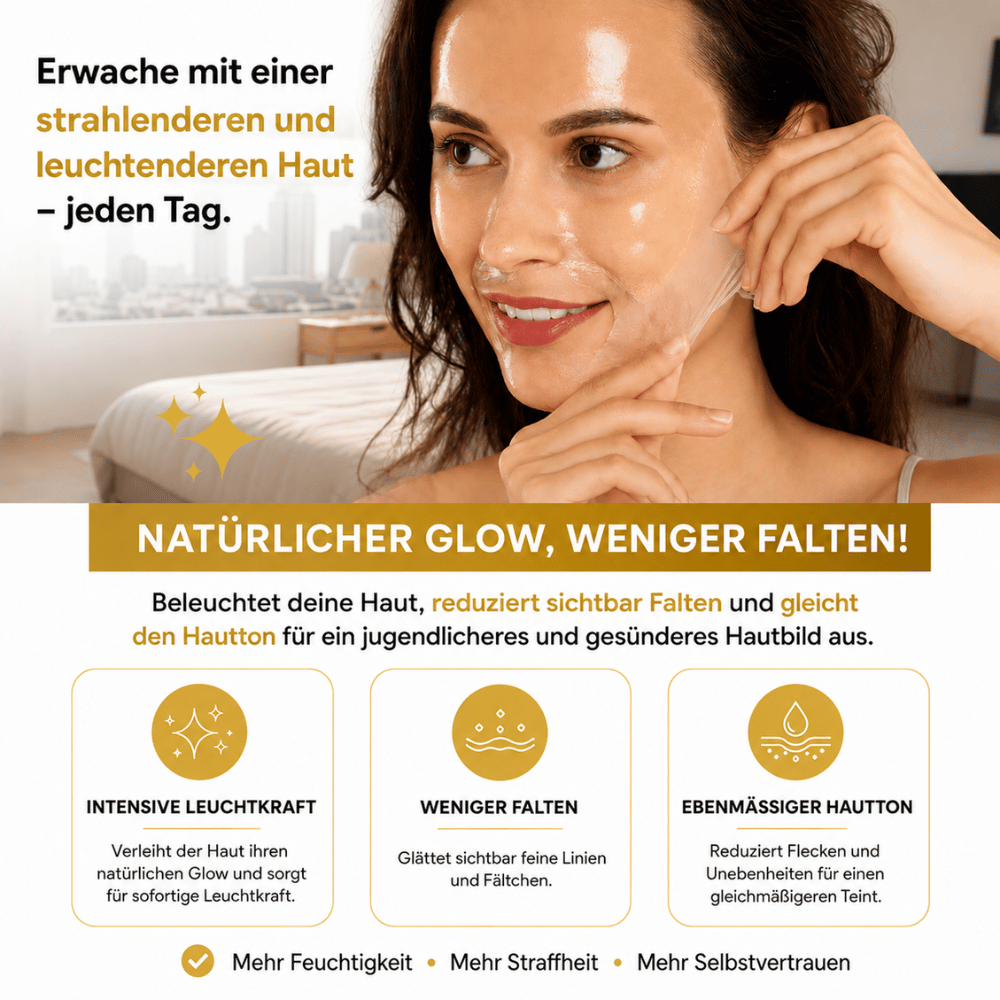 HautZeit™ Koreanische Kollagen-Kurkuma-Maske