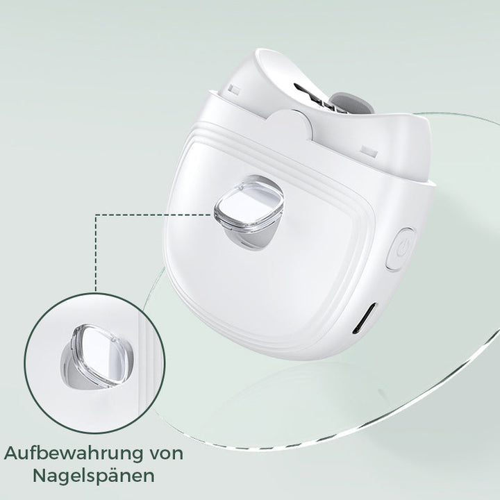 Elektrischer Nagelknipser | Mühelose Präzision | Schonend & Sicher | Ergonomisches Design