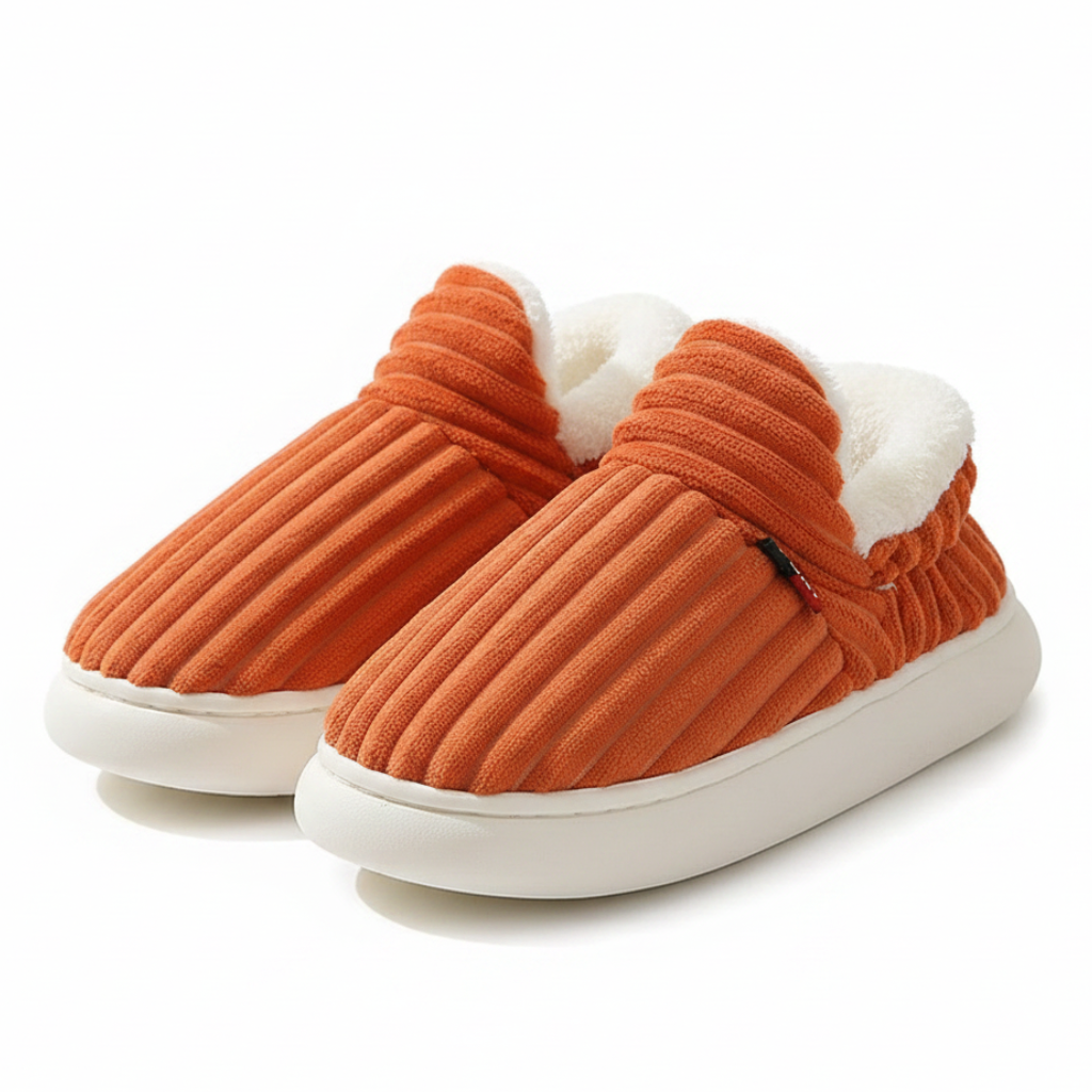 FußWolke™ Flauschige Kuschelpantoffeln für warme Füße