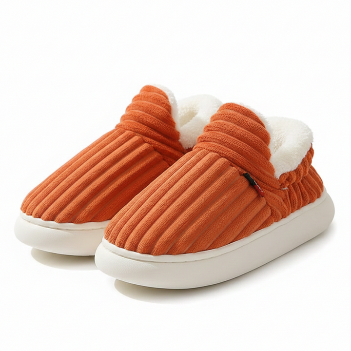 FußWolke™ Flauschige Kuschelpantoffeln für warme Füße