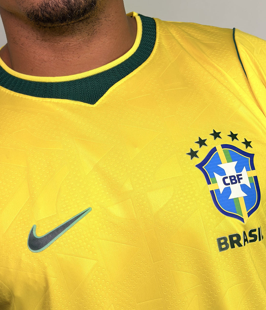 BrasilCore™ – Plus-Size Fußballtrikot für Herren