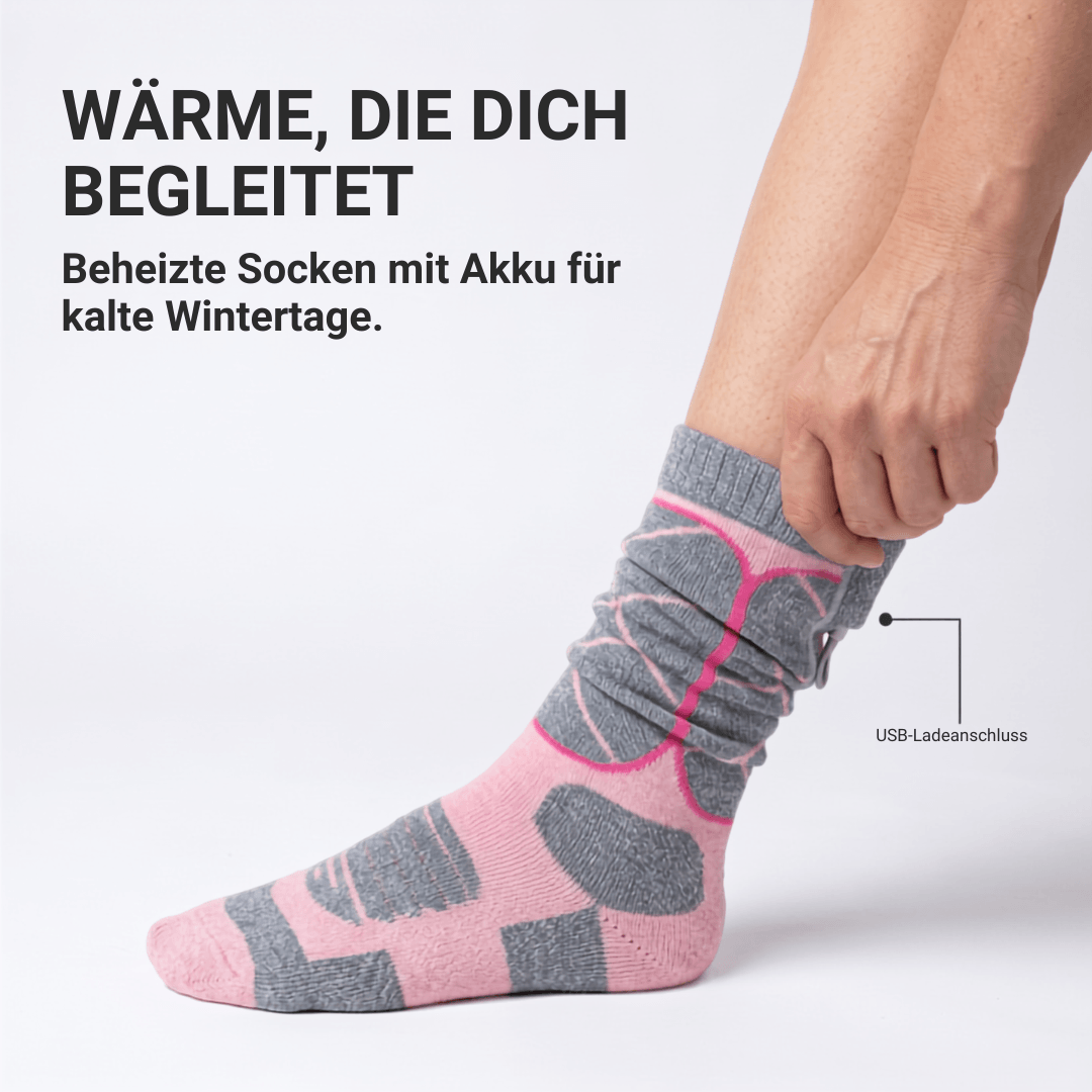 FußWärme™ Thermo-Heizsocken für kalte Wintertage