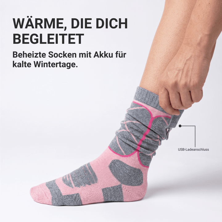 FußWärme™ Thermo-Heizsocken für kalte Wintertage