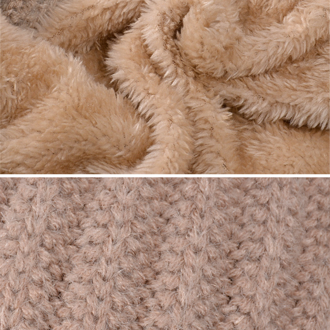 WinterKuschel™ Gefütterte Strickkapuze für Damen