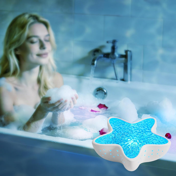 OceanGlow™ Seestern Ozeanwellen Projektor-Lampe