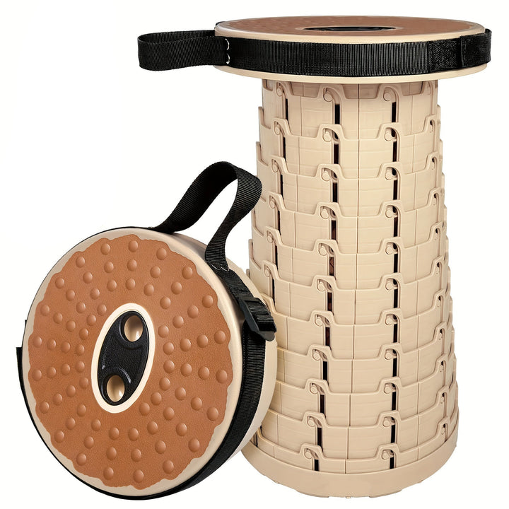 FoldAway™ | 12-fach verstellbarer Klapphocker mit gepolsterter Sitzfläche