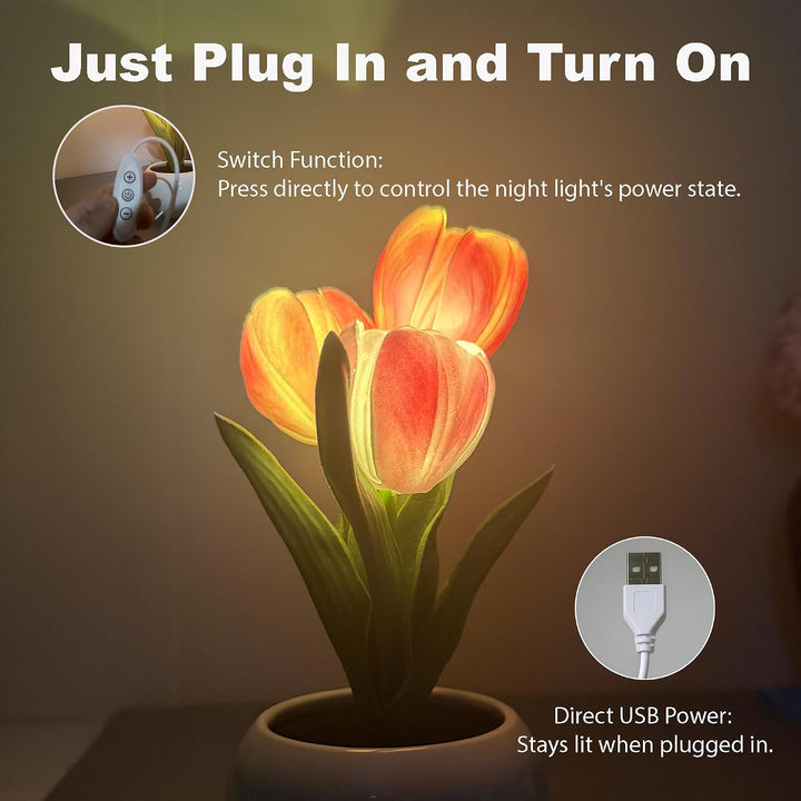 BloomGlow™ LED-Tulpen-Blumenlampe