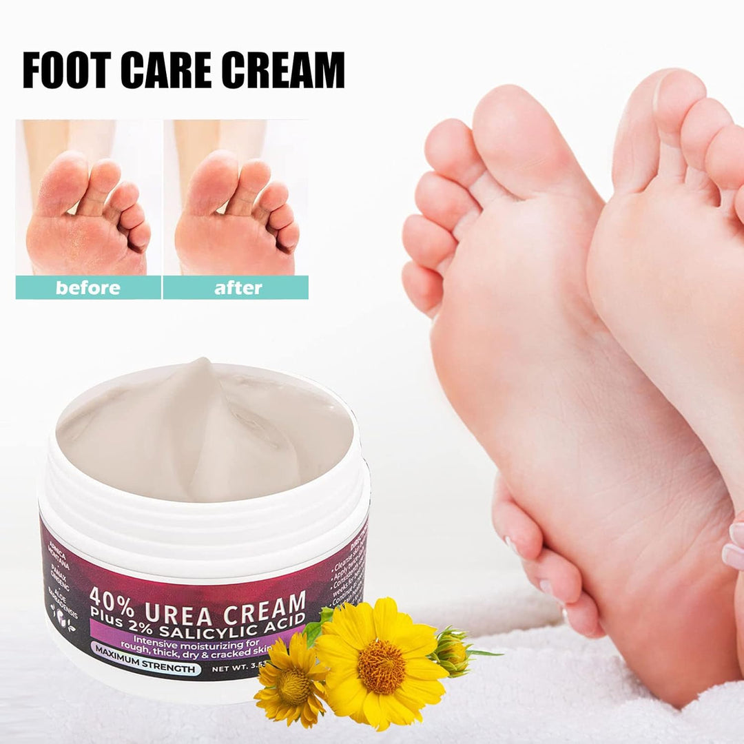 FootCream™ – Heilende und schützende Pflege für rissige Haut, für langanhaltenden Komfort [1 + 1 Gratis]