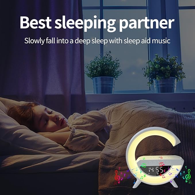 G-LumiSound | Kabelloser Lautsprecher mit LED-Beleuchtung | Integriertes Wireless Charging