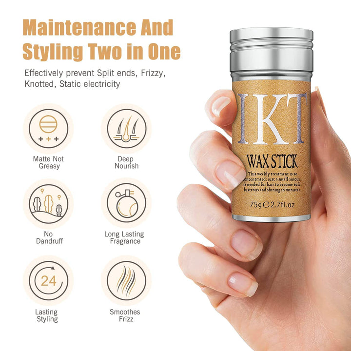 StyleStick™ – Anti-Frizz Haarstick für glattes, gepflegtes Haar & perfekten Haaransatz [1 + 1 Gratis]