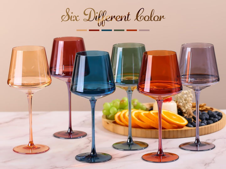 Prismate™ - Elegantes Kristall-Weinglas-Set (6 Stück)