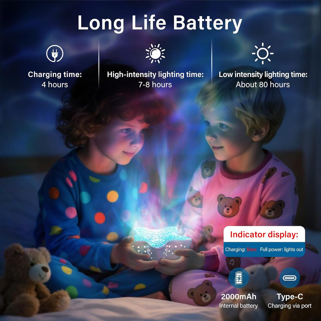OceanGlow™ Seestern Ozeanwellen Projektor-Lampe