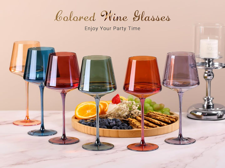 Prismate™ - Elegantes Kristall-Weinglas-Set (6 Stück)