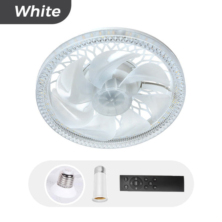 BreezeLite™ - 2-in-1 Leise Einstellbare Ventilatorlampe mit Fernbedienung