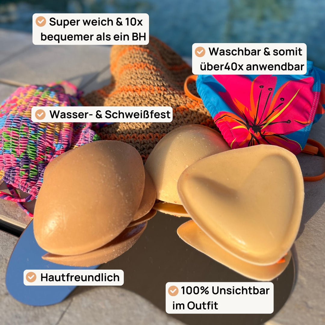 Pushpads Original Nippelcover für volles Dekolleté in Sekunden