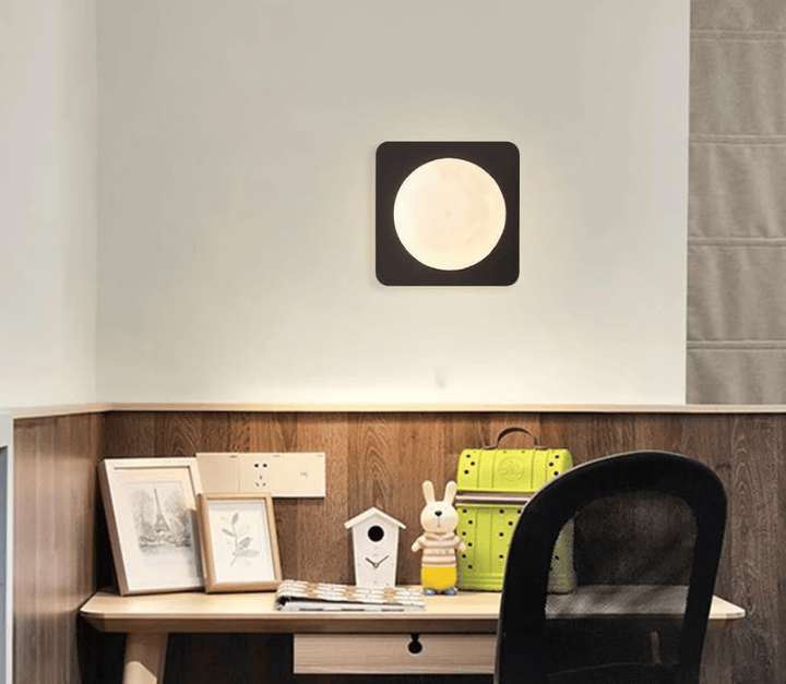 LunaGlow™ - 3D-gedruckte Mondlampe mit Smart-Touch und stufenloser Dimmfunktion Nachtlicht