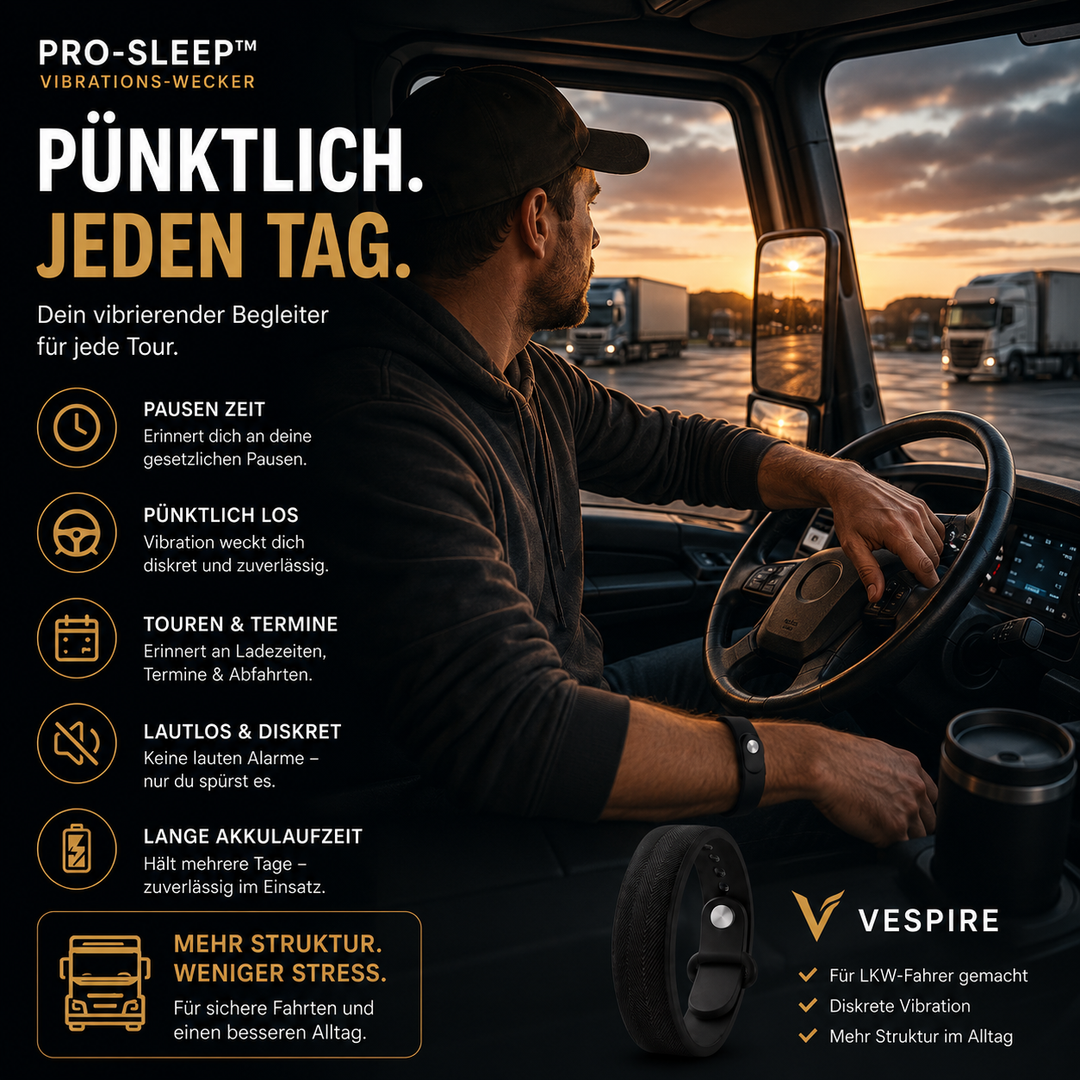 WakeLuxe™ – Lautloser Vibrationswecker für angenehme Morgenroutinen
