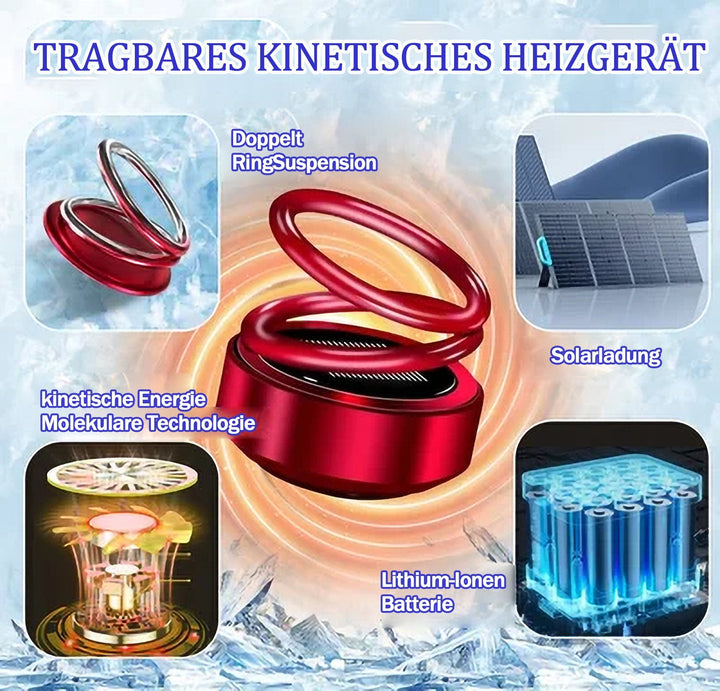 Tragbarer kinetischer Molekularheizer | 1 + 1 GRATIS!