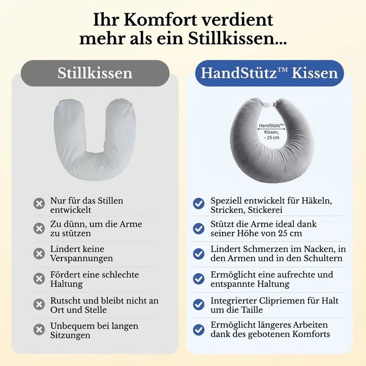 HandStütz™ Ergonomisches U-Kissen