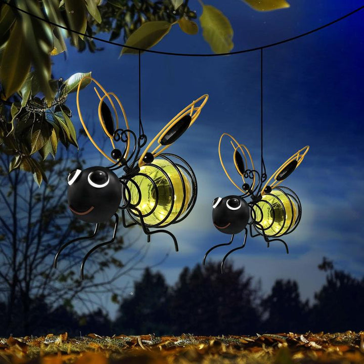 BienenLicht™ Solar-Gartenleuchte zum Aufhängen