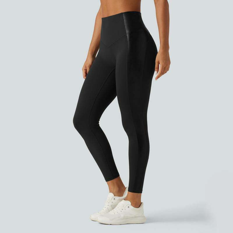 FokusForm™ Formende PU-Leder-Leggings
