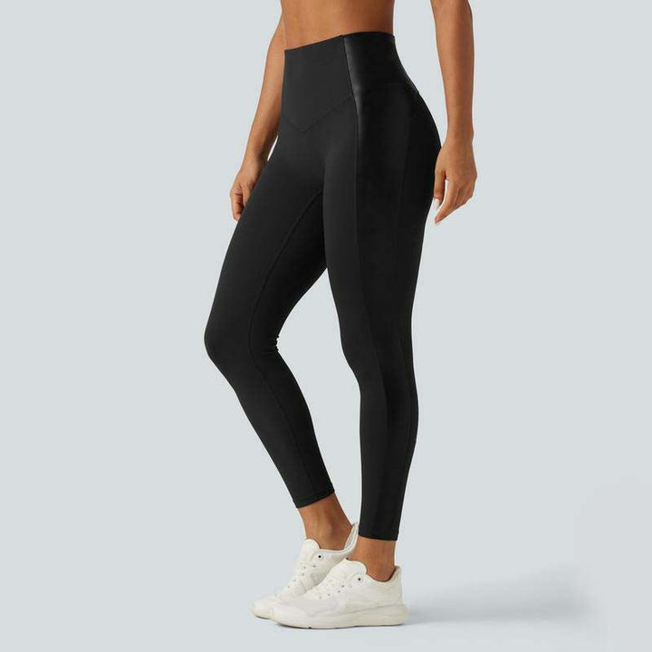 FokusForm™ Formende PU-Leder-Leggings