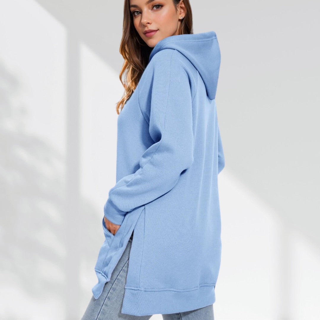 WarmyWeave™ Oversized Hoodie-Kleid