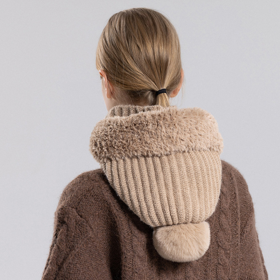 WinterKuschel™ Gefütterte Strickkapuze für Damen